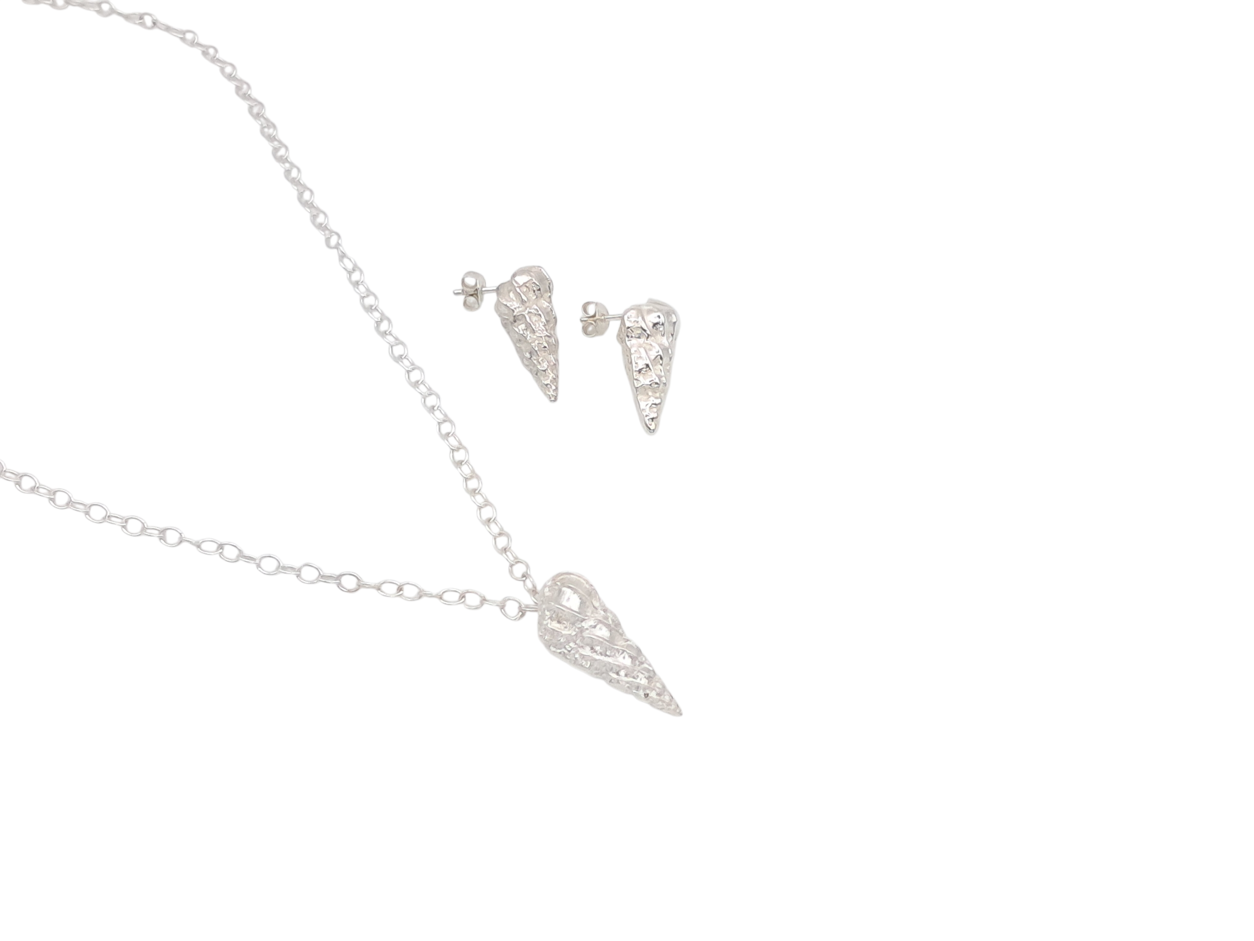 Zilveren ketting met schelp - Echoes of the Sea