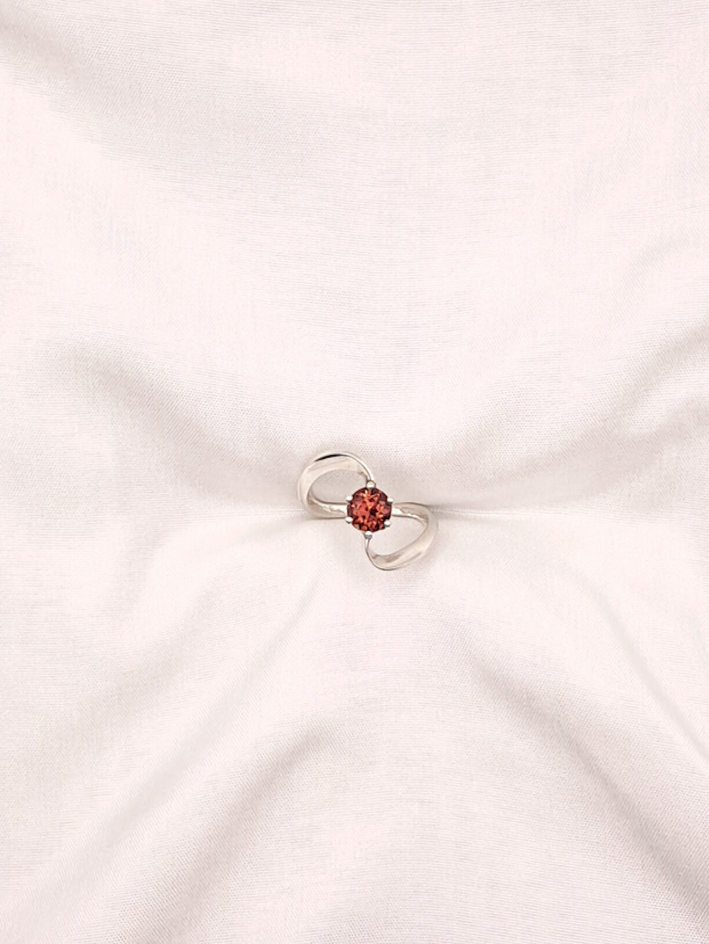 Silver Ring with Pink Tourmaline