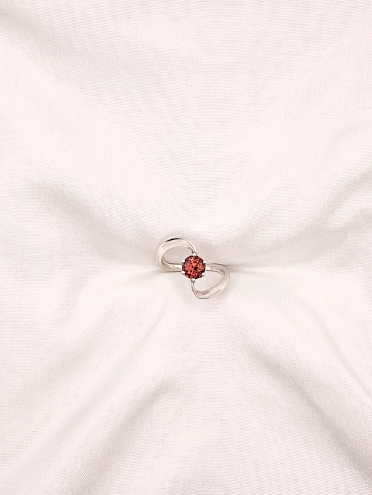 Silver Ring with Pink Tourmaline