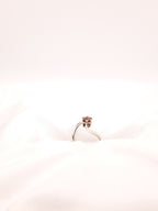 Silver Ring with Pink Tourmaline