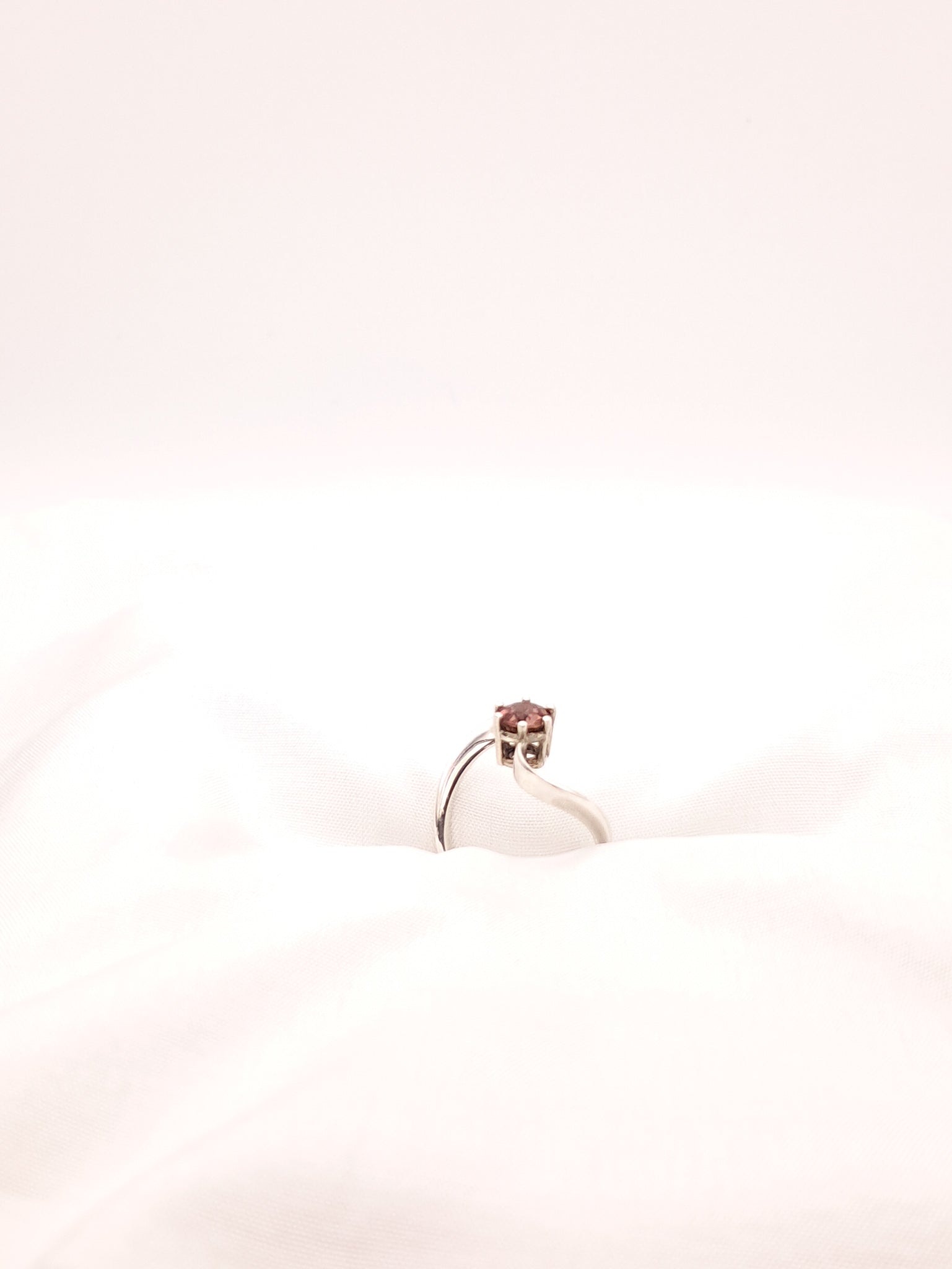 Silver Ring with Pink Tourmaline